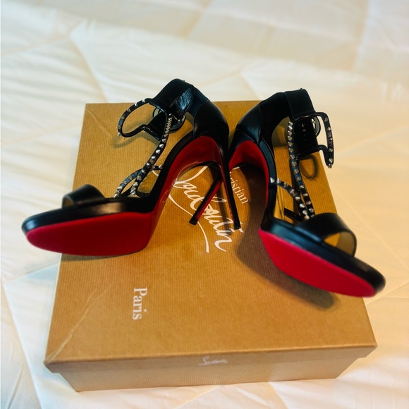 Christian Louboutin Black Stiletto Heels - Picture 5 of 6